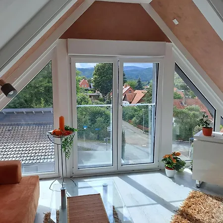 Design-loft Brockenblick -netflix-smart Tv-wlan-wallbox-kaffeevollautomat-balkon- Panoramaaussicht-getraenke-pizza-snacks * Wernigerode