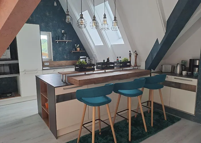 Design-loft Brockenblick -netflix-smart Tv-wlan-wallbox-kaffeevollautomat-balkon- Panoramaaussicht-getraenke-pizza-snacks