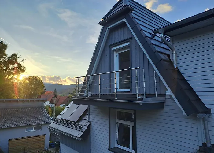 Design-loft Brockenblick -netflix-smart Tv-wlan-wallbox-kaffeevollautomat-balkon- Panoramaaussicht-getraenke-pizza-snacks