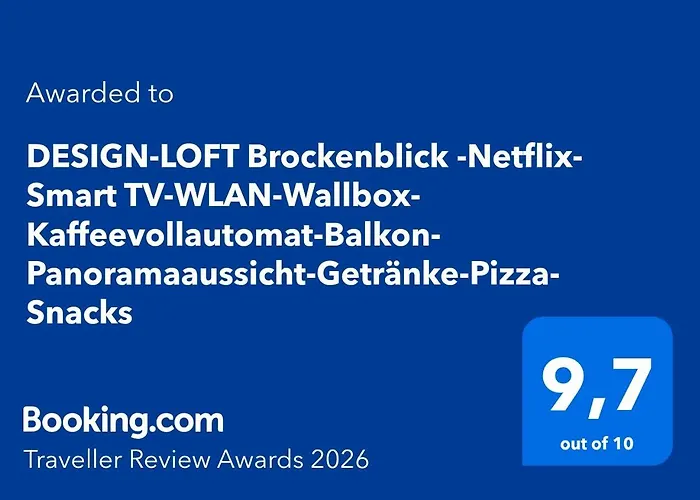דירה Design-loft Brockenblick -netflix-smart Tv-wlan-wallbox-kaffeevollautomat-balkon- Panoramaaussicht-getraenke-pizza-snacks *